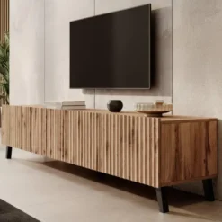 Meubella - TV-Meubel Pepinos 2 - Eiken - 200 cm