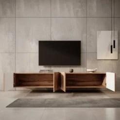 Meubella - TV-Meubel Pepinos - Eiken - 200 cm
