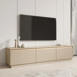 Meubella - TV-Meubel Remy - Beige - 182 cm