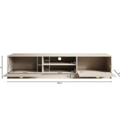 Meubella - TV-Meubel Tavares - Beige - 180 cm