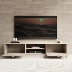 Meubella - TV-Meubel Tavares - Beige - 180 cm