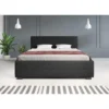 Meubella - Tweepersoonsbed Loox - Zwart - 160x200 cm