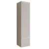 Meubella - Verity - Vitrinekast met LED - Beige - 30x33x130 cm