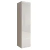 Meubella - Verity - Vitrinekast met LED - Wit - 30x33x130 cm