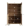 Meubella - Vitrinekast Storm - Eiken - 106 cm