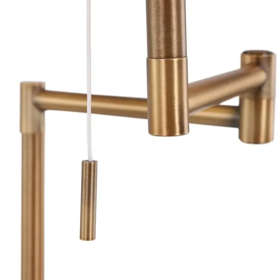 Mexlite Vloerlamp bella - brons - 45x154 cm