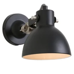 Mexlite Wandlamp cera - zwart - 13x16 cm