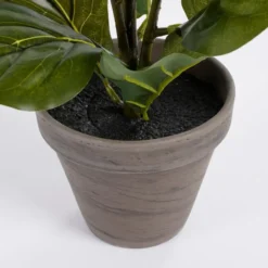 Mica Decoration Kunstplant - Ficus Lyrata - groen - 45 cm