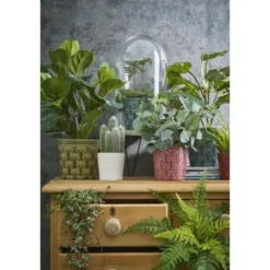 Mica Decoration Kunstplant - Ficus Lyrata - groen - 45 cm
