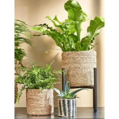Mica Decorations Atlantic Mand voor Planten Set van 2