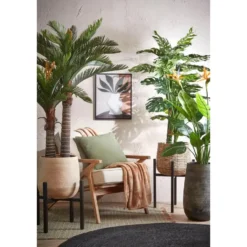 Mica Decorations Avalon Mand voor Planten - H31 x Ø30 cm - Lichtbruin