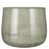 Mica Decorations Benson Bloempot - H32 x Ø37 cm - Metaal - Lichtgrijs