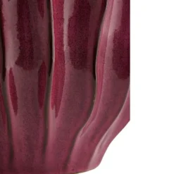 Mica Decorations Bloemenvaas Thom - bordeaux rood - 35 x 22 cm
