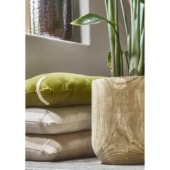 Mica Decorations Bloempot - hout - voor binnen en buiten - 31 cm