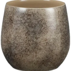 Mica Decorations Bloempot - Terracotta - bruin - 24 x 22 cm