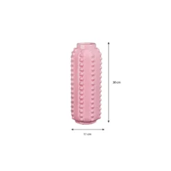 Mica Decorations Boaz Vaas - H30 x Ø11 cm - Keramiek - Roze