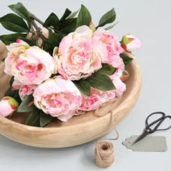 Mica Decorations Boeket Pioenrozen Lichtroze