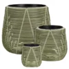 Mica Decorations Cancun – Set van 3 – Lichtgroen