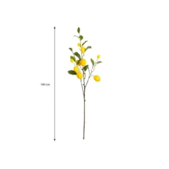 Mica Decorations Citroen Kunsttak - H104 cm - Geel