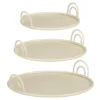 Mica Decorations Dienblad - Set van 3 - Offwhite