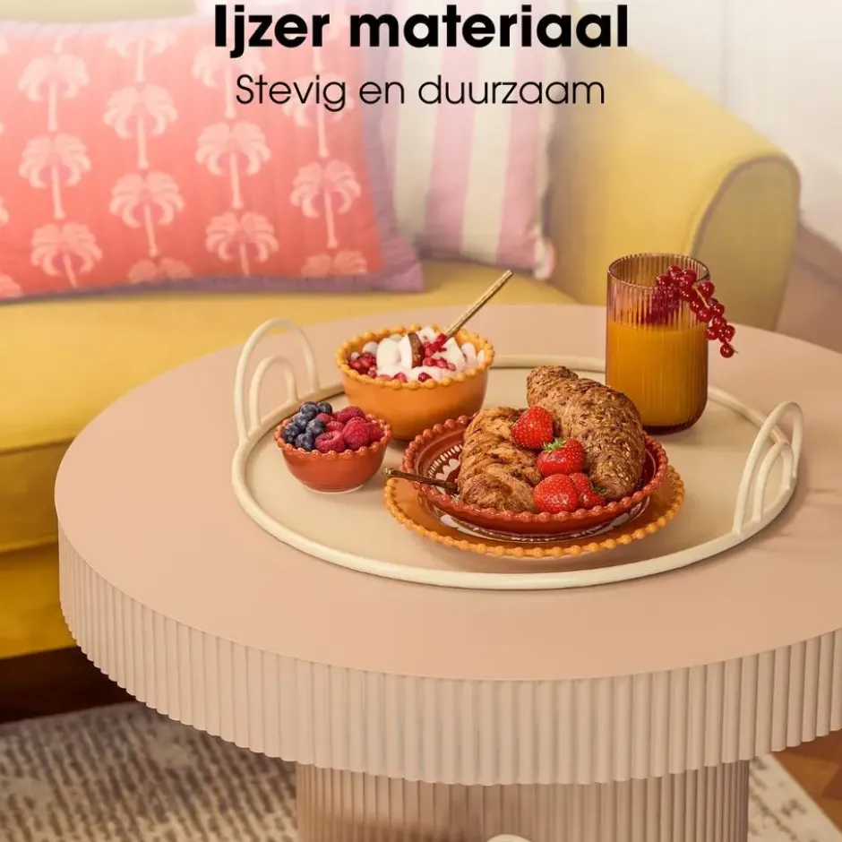 Mica Decorations Dienblad - Set van 3 - Offwhite