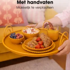 Mica Decorations Dienblad - Set van 3 - Geel