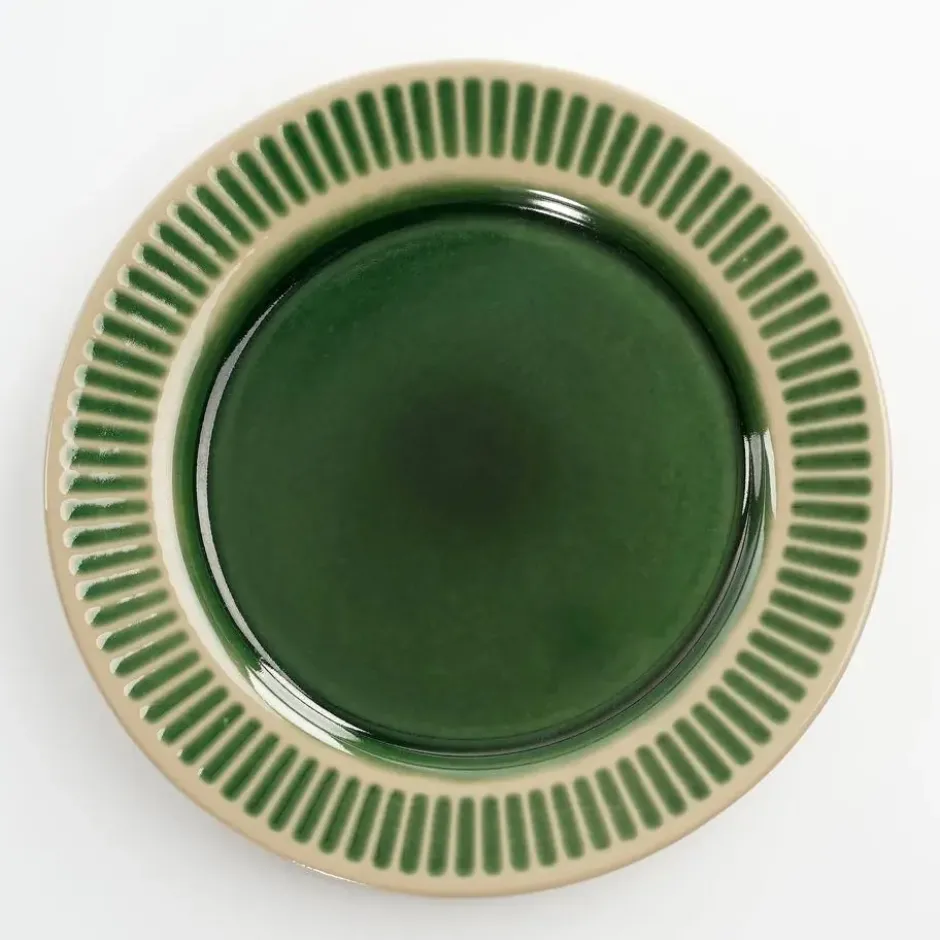 Mica Decorations Elice Dinerbord - Ø27 cm - Keramiek - Groen