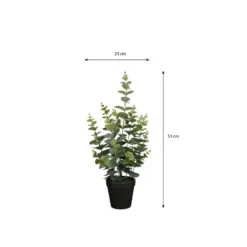 Mica Decorations Eucalyptus Kunstplant - H53 x Ø23 cm - Groen