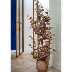Mica Decorations Eucalyptus boom in pot brons - h180xd80cm