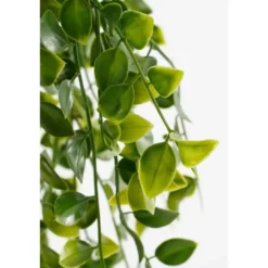 Mica Decorations Ficus Kunst Hangplant in Pot - H46 x Ø20 cm - Groen