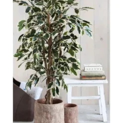 Mica Decorations Ficus Kunstplant - H110 x Ø60 cm - Bont