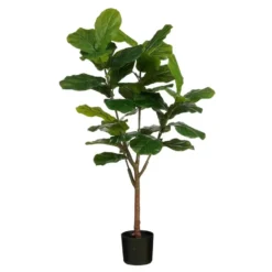 Mica Decorations Ficus Lyrata Kunstplant in Pot - H150 x Ø50 cm