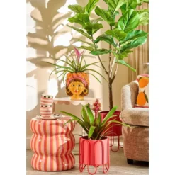 Mica Decorations Ficus Lyrata Kunstplant in Pot - H150 x Ø50 cm