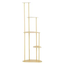 Mica Decorations Fonda Planttafel - L47,5 x B27 x H140 cm - Lichtgeel