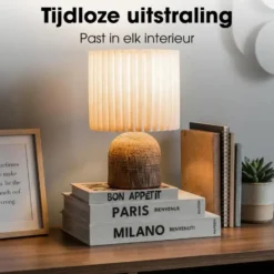 Mica Decorations Frey Tafellamp Woonkamer - Bruin