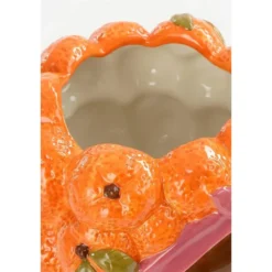 Mica Decorations Funny pot oranje - l20xb20xh22cm