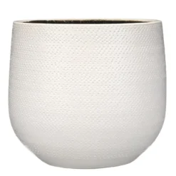 Mica Decorations Gabriel Bloempot - H25 x Ø29 cm - Wit