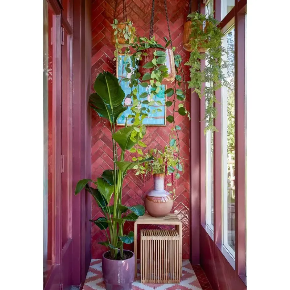 Mica Decorations Holm Vaas - H42 x Ø29 cm - Keramiek - Terra