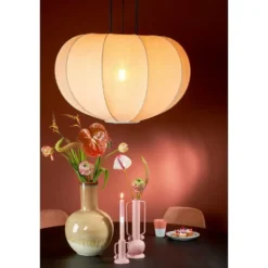 Mica Decorations Holm Vaas - H42 x Ø27,5 cm - Keramiek - Crème