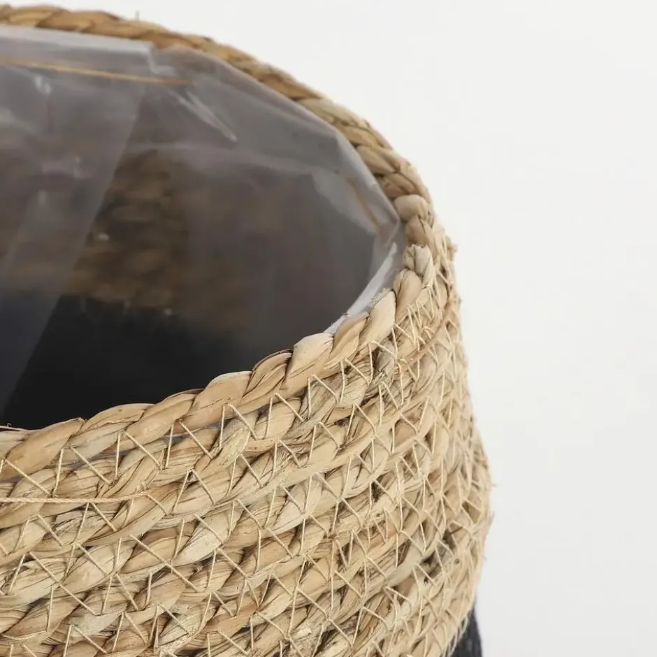 Mica Decorations Jorck Mand voor Planten - Set van 3 - Zwart