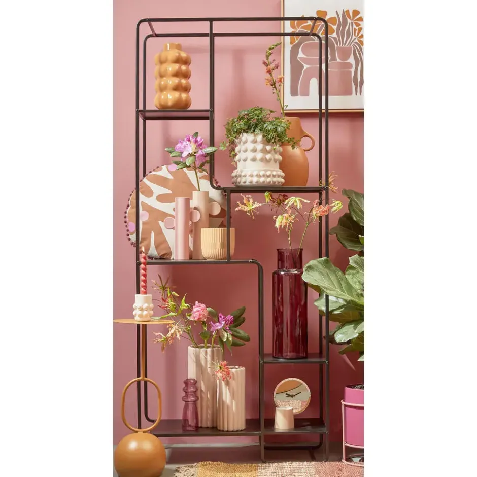 Mica Decorations Jules Open kast - L76 x B30 x H178 cm - Zwart
