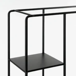 Mica Decorations Jules Open kast - L76 x B30 x H178 cm - Zwart
