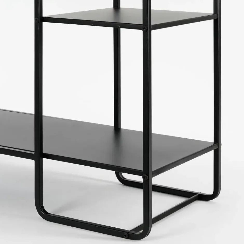 Mica Decorations Jules Open kast - L76 x B30 x H178 cm - Zwart