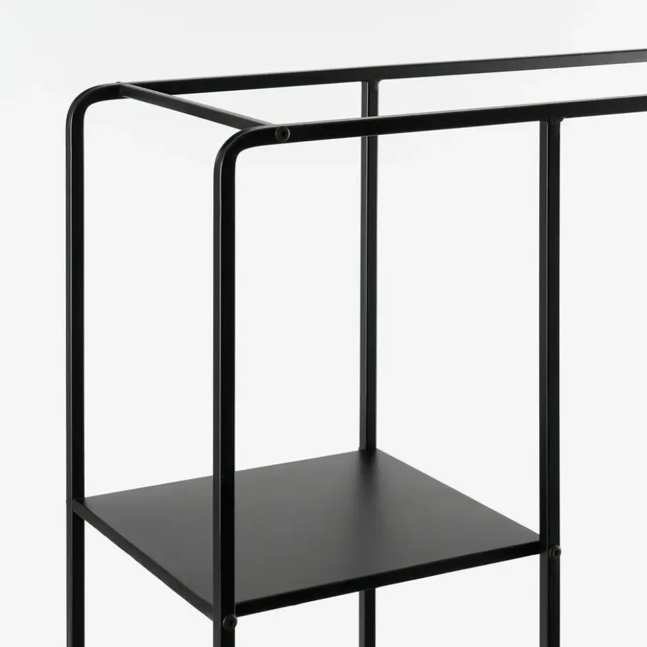 Mica Decorations Jules Open kast - L76 x B30 x H178 cm - Zwart