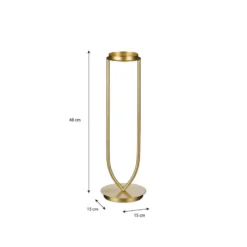 Mica Decorations Kandelaar goud - l15xb15xh48cm
