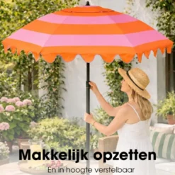 Mica Decorations Kantelbare Parasol 238 x Ø197 cm