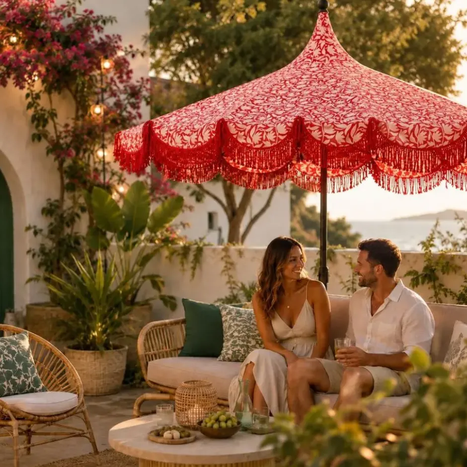 Mica Decorations Kelly Parasol met Draagtas 238 x Ø235 cm
