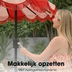 Mica Decorations Kim Parasol met Draagtas 238 x Ø235 cm