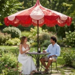 Mica Decorations Kim Parasol met Draagtas 238 x Ø235 cm