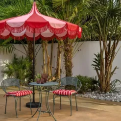 Mica Decorations Kim Parasol met Draagtas 238 x Ø235 cm
